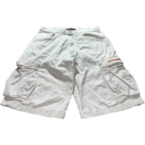 Polo Jeans Co. Ralph Lauren Y2K Baggy Cargo Freighter Shorts - Picture 1 of 6